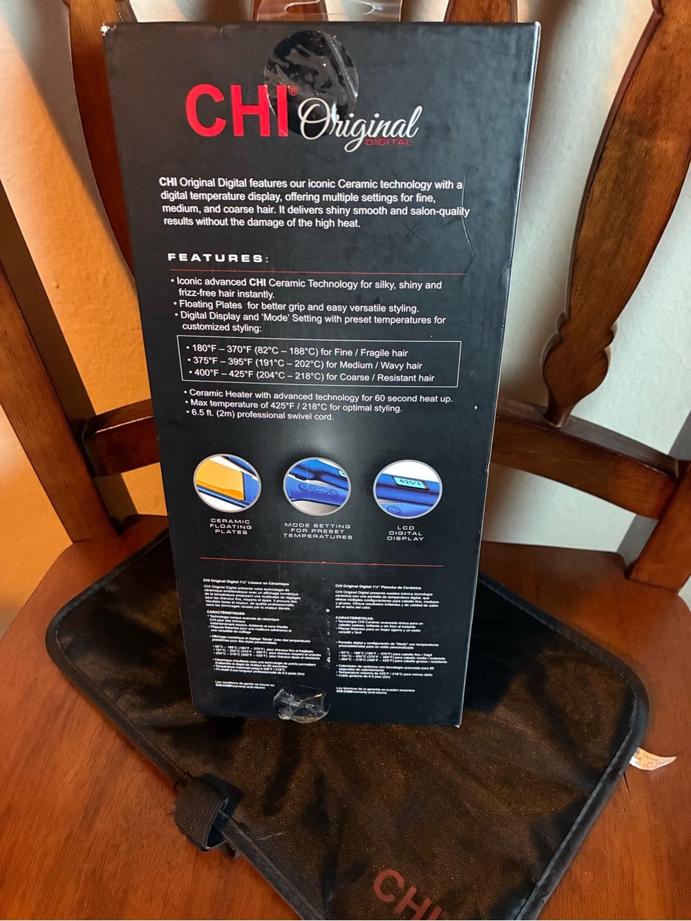 CHI 1.5" Wide Plates Hair Styling Flat Iron - Picture 3 of 9